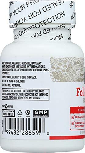 365 by Whole Foods Market Folsäure 800mcg, 250 Tabletten