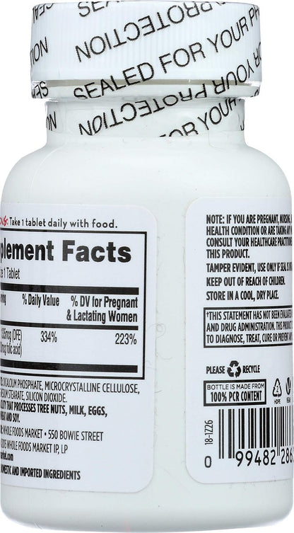 365 by Whole Foods Market Folsäure 800mcg, 250 Tabletten