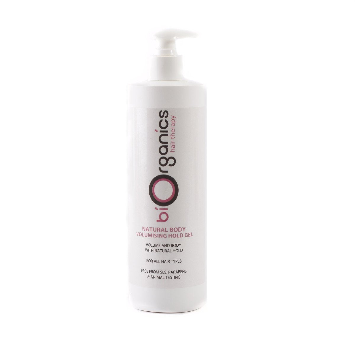 BiOrganics Natural Body Volumising Hold Gel – 500g für langanhaltenden Halt und Volumen