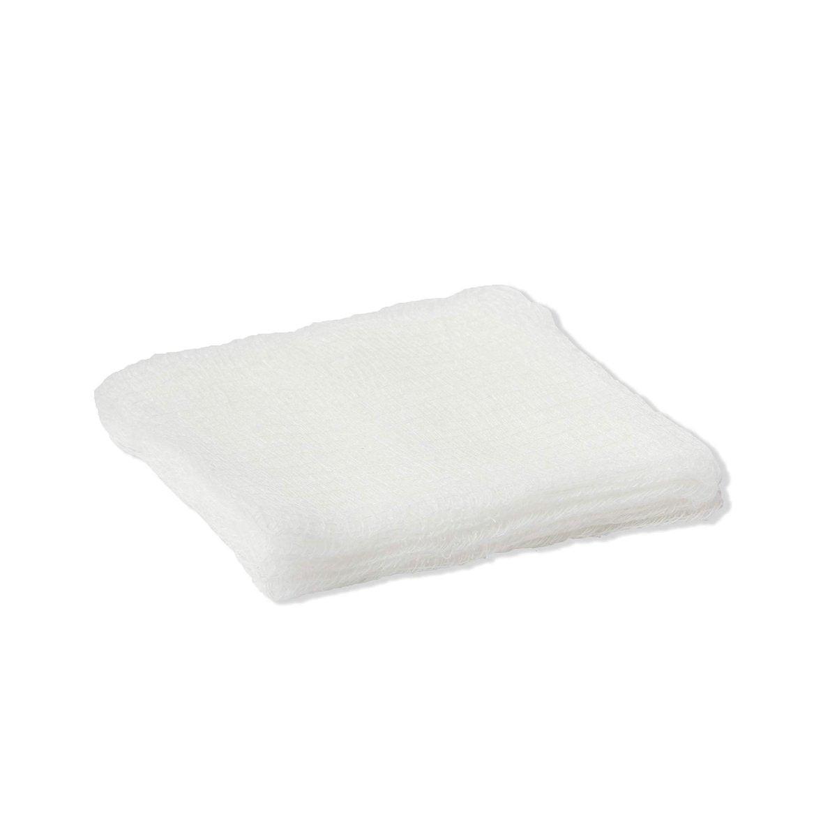 Medline 4 x 4 cm Mullkompressen, 100% Baumwolle, 8-lagig gewebt, unsteril, Packung mit 200 Stück