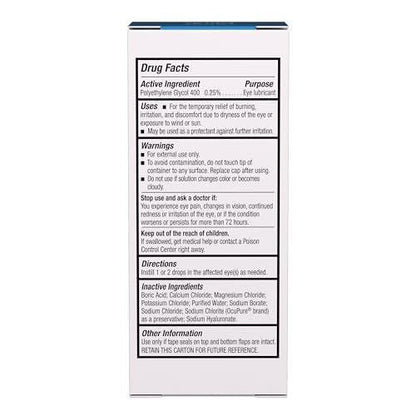 BLINK GelTears Augentropfen für trockene Augen – Feuchtigkeitsspendend & Beruhigend bei mittelschwerer bis schwerer Trockenheit – Sofortige Linderung & Lang anhaltende Hydratation für Tag und Nacht – 0,34 Fl Oz