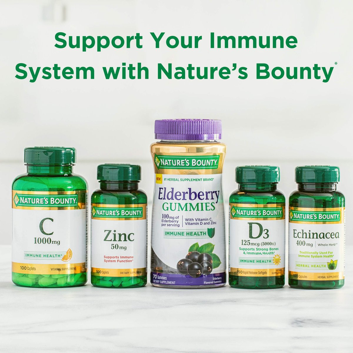 Nature's Bounty Vitamin D3 1000 IE Weichkapseln, 350 Stück