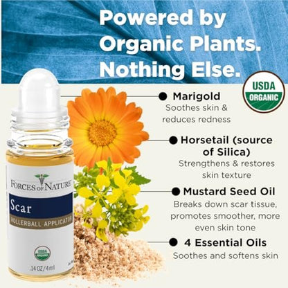 Forces Of Nature Narbenpflege Roll-On Bio 0,14 Fl Oz - Natürliche Narbenreduktion