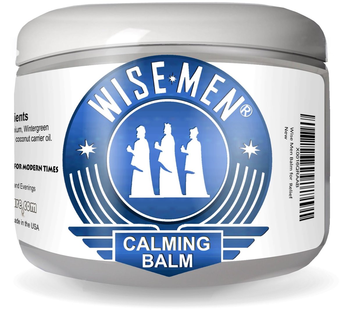 Wise Men Calm Balm - 120 ml. Natürliches ätherisches Öl zur Unterstützung von Entspannung und Aromatherapie