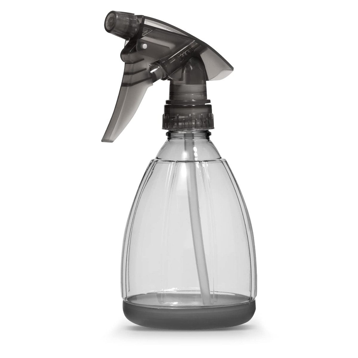 Bar5F Plastiksprühflasche, 340 ml | Auslaufsicher, leer, mit Abzugshahn, einstellbar von fein bis Strahl, nachfüllbar, für Friseursalons & Spas, Haushaltsreiniger, Kochen | Rauchgrau (1)