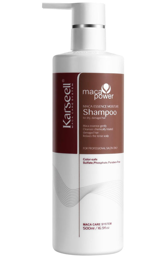 Karseell Arganöl Shampoo Feuchtigkeitsspendend Tiefenreparatur Glättendes Shampoo für trockenes und geschädigtes Haar 500 ml