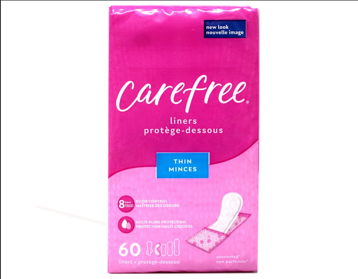Carefree Acti-Fresh Body Shape Slipeinlagen Dünn To Go Unparfümiert - 60 Einlagen, 3er-Pack