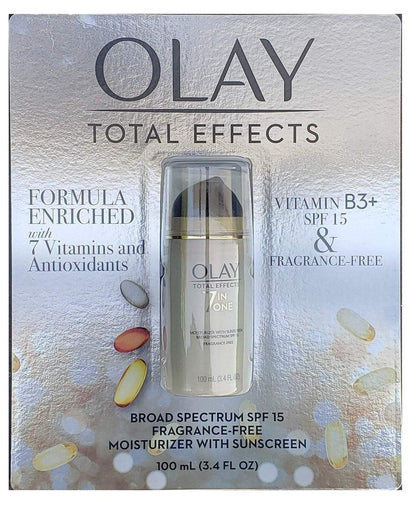 Olay Total Effects Feuchtigkeitscreme mit LSF 15, ohne Duftstoffe, 100 ml