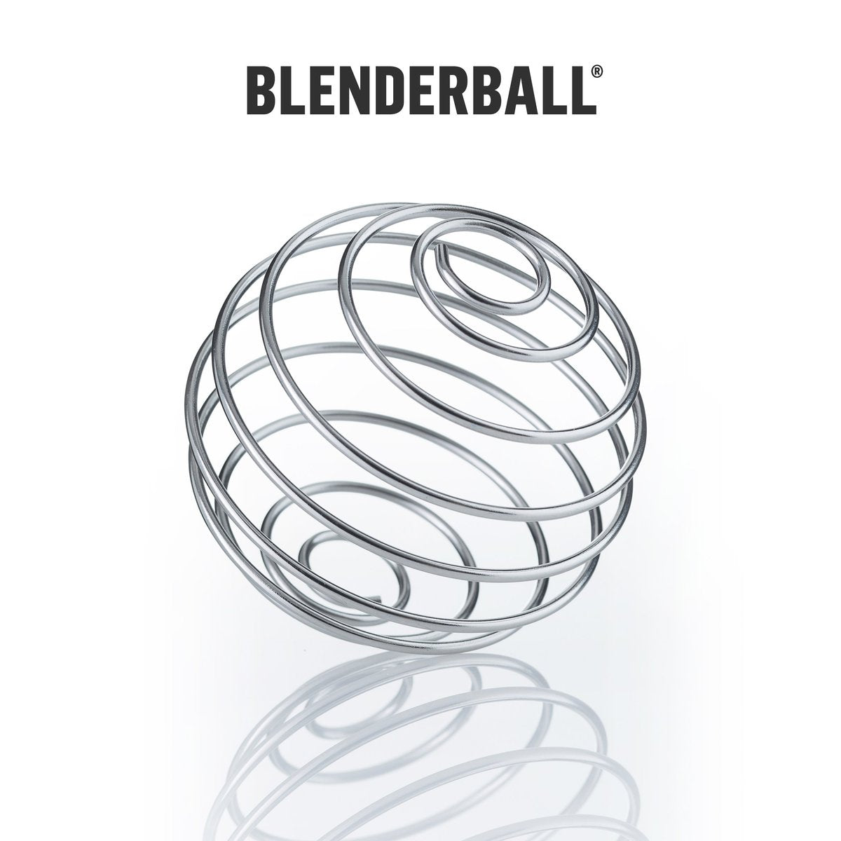BlenderBottle Radian Isolierflasche aus Edelstahl mit Schneebesen, 26 Unzen, Mattweiß