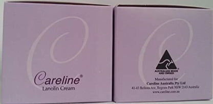 Careline Lanolin-Creme mit Traubenkernöl & Vitamin E 100ml – 2er Pack