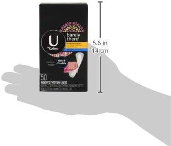 U by Kotex Barely There Dünne Linien - 50 Stück, 3er-Pack