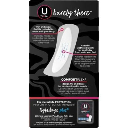 U by Kotex Barely There Dünne Linien - 50 Stück, 3er-Pack