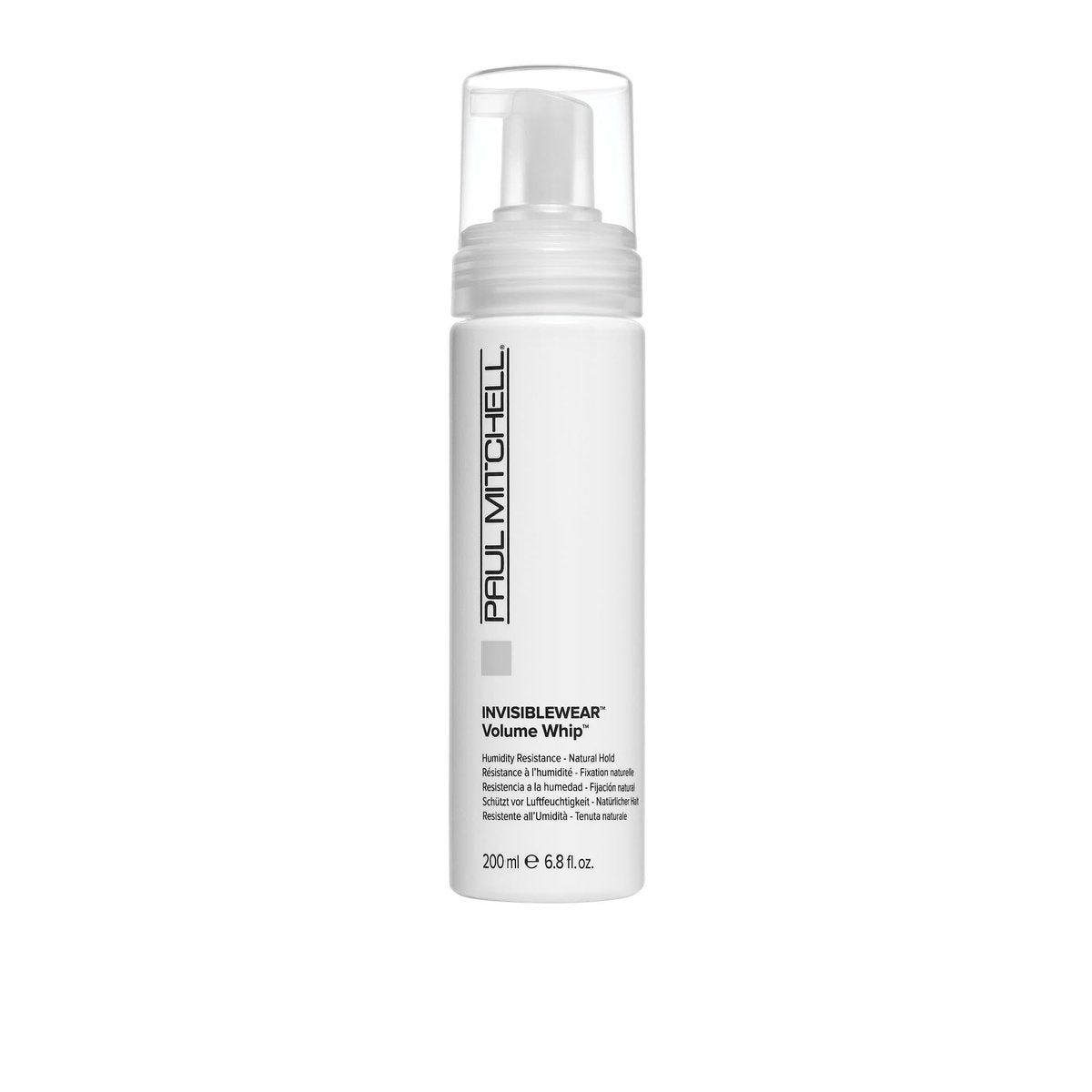 Paul Mitchell Invisiblewear Extra-Body Whip Conditioning Mousse – Feuchtigkeitsbeständig, natürlicher Halt für feines Haar, 200 ml