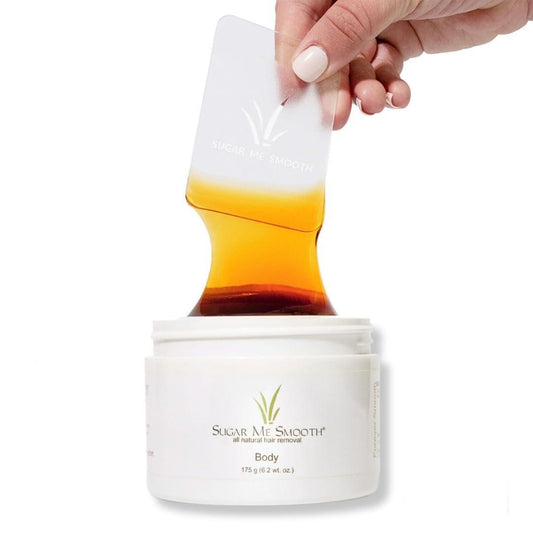 Sugar Me Smooth Body Sugar Wax – Sanfte und weniger schmerzhafte Haarentfernung für alle Haut- und Haartypen, 6,2 Unzen