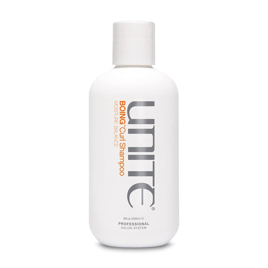 UNITE Hair – BOING Curl Shampoo – Feuchtigkeitsspendender Reiniger für sanfte Reinigung, Verbesserung & Schutz natürlicher Locken – Für welliges, lockiges & krauses Haar – 236 ml