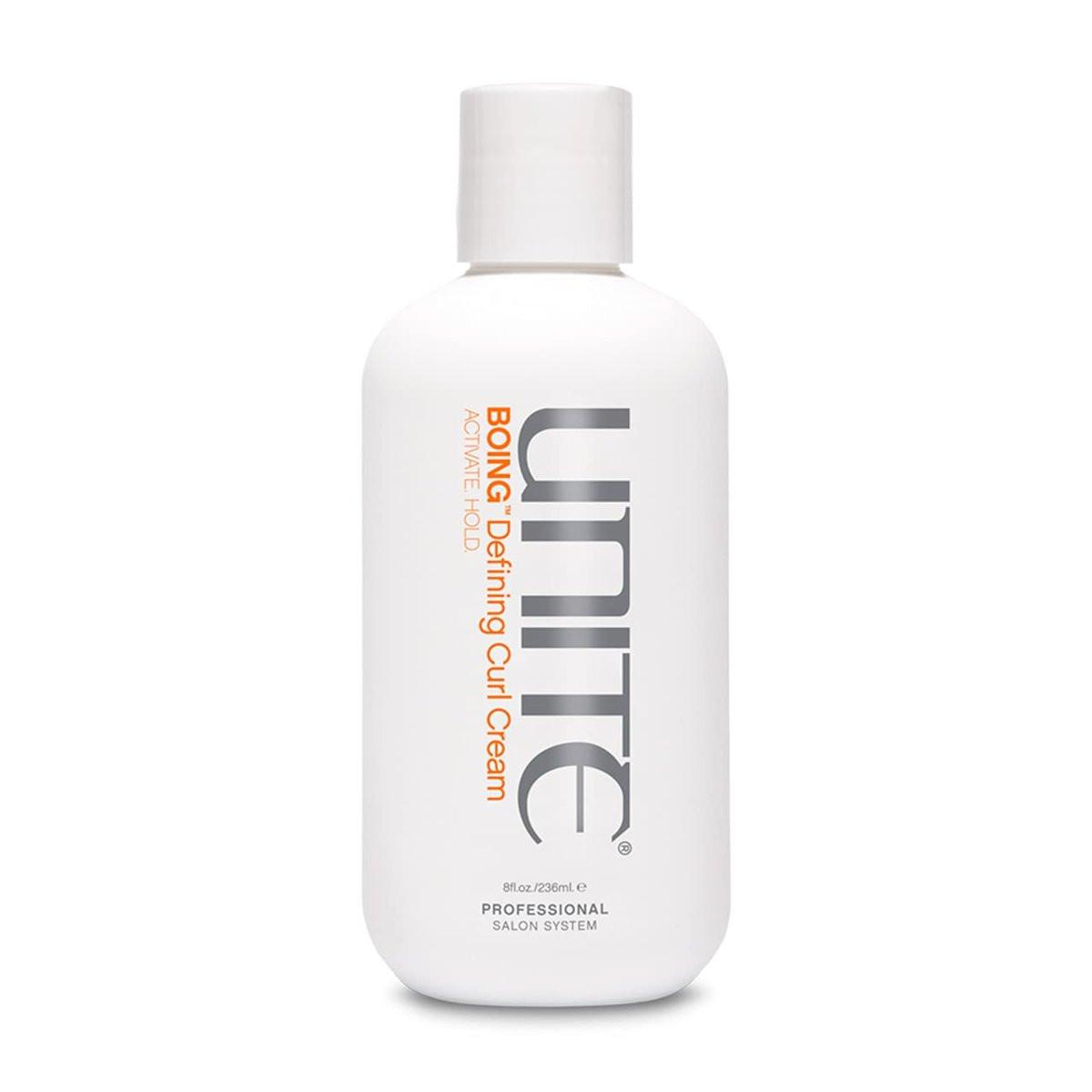 UNITE Hair – BOING Defining Curl Cream – Lockencreme für Definition, flexiblen Halt & Frizz-Kontrolle – für welliges, lockiges & krauses Haar – UV- & Hitzeschutz – 236 ml