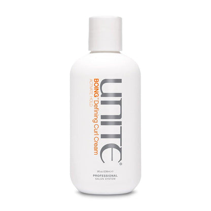 UNITE Hair – BOING Defining Curl Cream – Lockencreme für Definition, flexiblen Halt & Frizz-Kontrolle – für welliges, lockiges & krauses Haar – UV- & Hitzeschutz – 236 ml