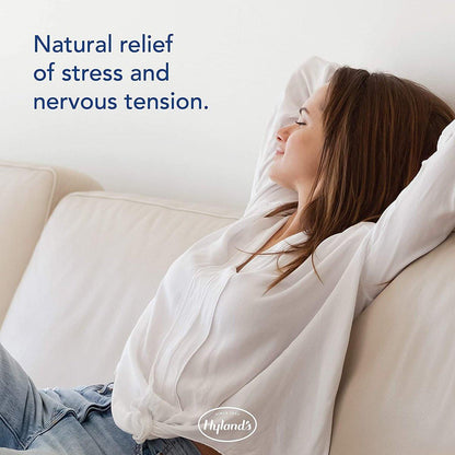 Hyland's Nerven-Tonikum Stressabbau Tabletten, Natürliche Linderung von Ruhelosigkeit, Nervosität und Reizbarkeit, Nicht gewohnheitsbildend, Schnell lösliche Tabletten, 50 Stück
