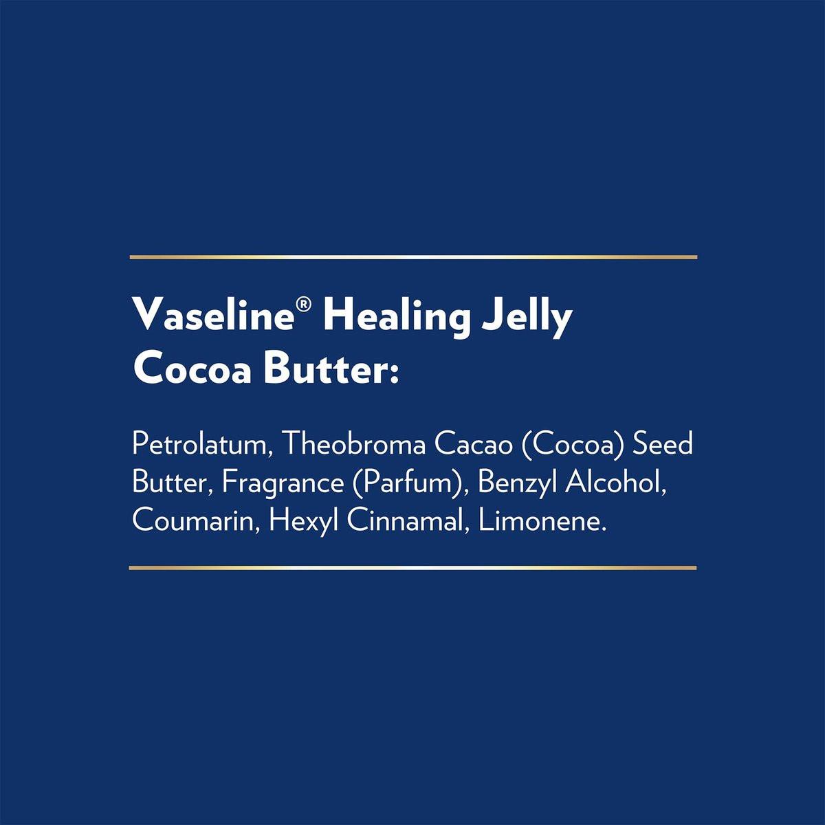 Vaseline Cocoa Butter Healing Jelly Variety Pack, 2 Größen (220 g & 50 g) – Reichhaltige Feuchtigkeitscreme, Schutz und Pflege für trockene Haut
