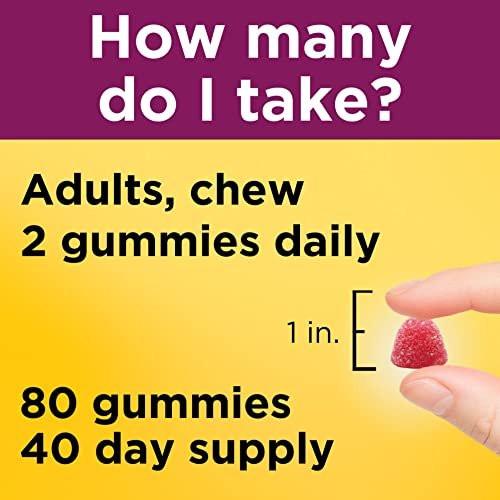 Nature Made Frauen Multivitamin-Gummis mit Omega-3, 80 Stück, 40 Tage Vorrat
