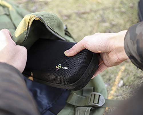 SHBC Insulin-Kühltasche für Diabetiker – isolierte Kühltasche mit 2 Kühlakkus, schwarz
