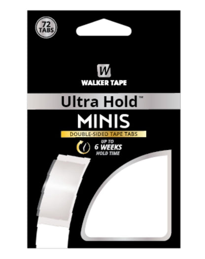 Walker's Ultra Hold Mini Tab, doppelseitiges Klebeband, 72 Stück (2er-Pack), Weiß