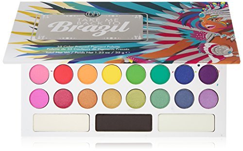 bh Cosmetics 35 Farben Lidschattenpalette Take Me Back To Brazil – Pressed Pigment, 8,3 oz