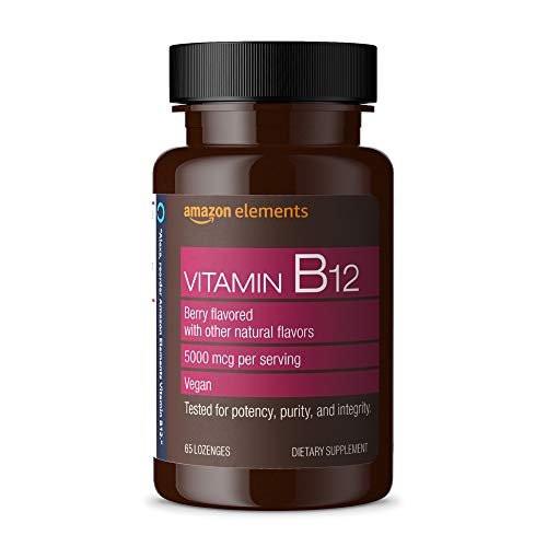 Vitamin B12 Methylcobalamin 5000 mcg Lutschtabletten - 65 Stück, Beeren Geschmack