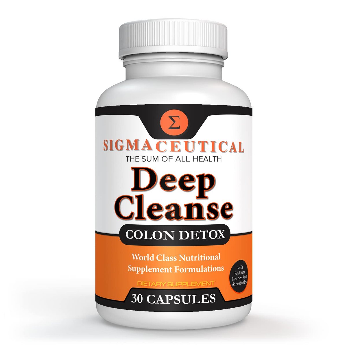 Sigmaceutical 1-Tages-Darmreinigung – Detox & Abführmittel – 30 Kapseln