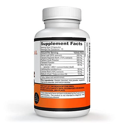 Sigmaceutical 1-Tages-Darmreinigung – Detox & Abführmittel – 30 Kapseln