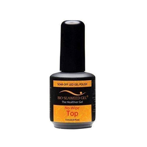 Bio Seaweed No Wipe Top Gel Polish – Klarlack, 1 Stück