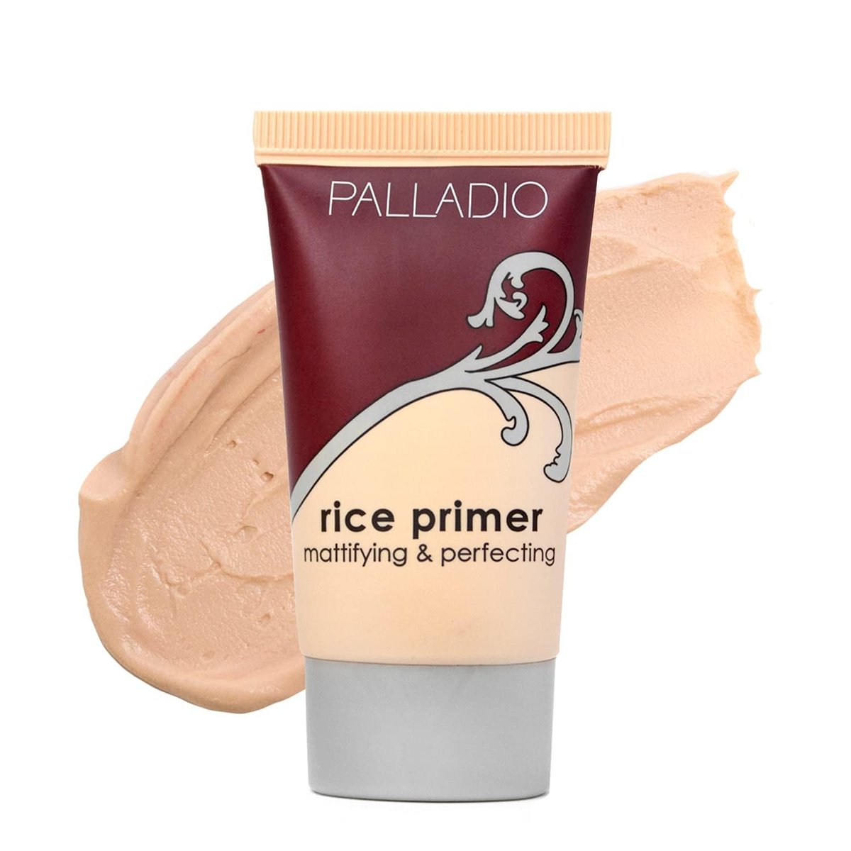 Palladio Rice Primer – Ölkontrollierender Make-up-Primer mit natürlichem Reis, matter Finish, Beige, 21 ml