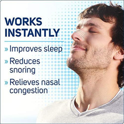 Clear Passage Nasal Strips Extra Strength, 26 Stück | Befreit die Nase sofort, verbessert den Schlaf, reduziert Schnarchen und lindert Nasenverstopfung durch Erkältungen und Allergien