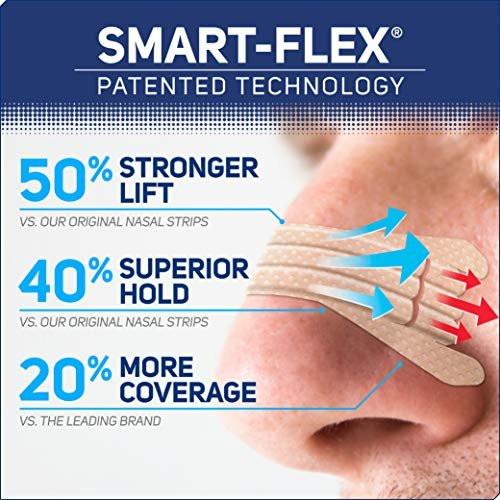 Clear Passage Nasal Strips Extra Strength, 26 Stück | Befreit die Nase sofort, verbessert den Schlaf, reduziert Schnarchen und lindert Nasenverstopfung durch Erkältungen und Allergien