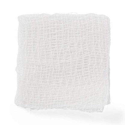 Medline sterile Mullkompresse 8-lagig, 2x2 Zoll, 100 Stück – weiche Baumwoll-Wundauflage