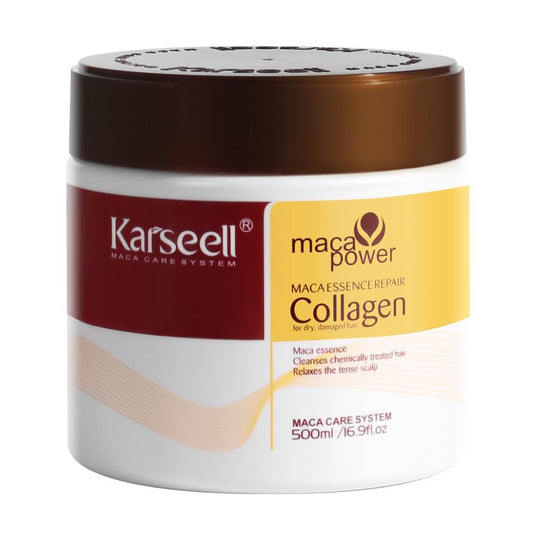 Karseell Collagen Haarmaske – Tiefenpflege mit Arganöl & Kollagen für trockenes & geschädigtes Haar, 500 ml