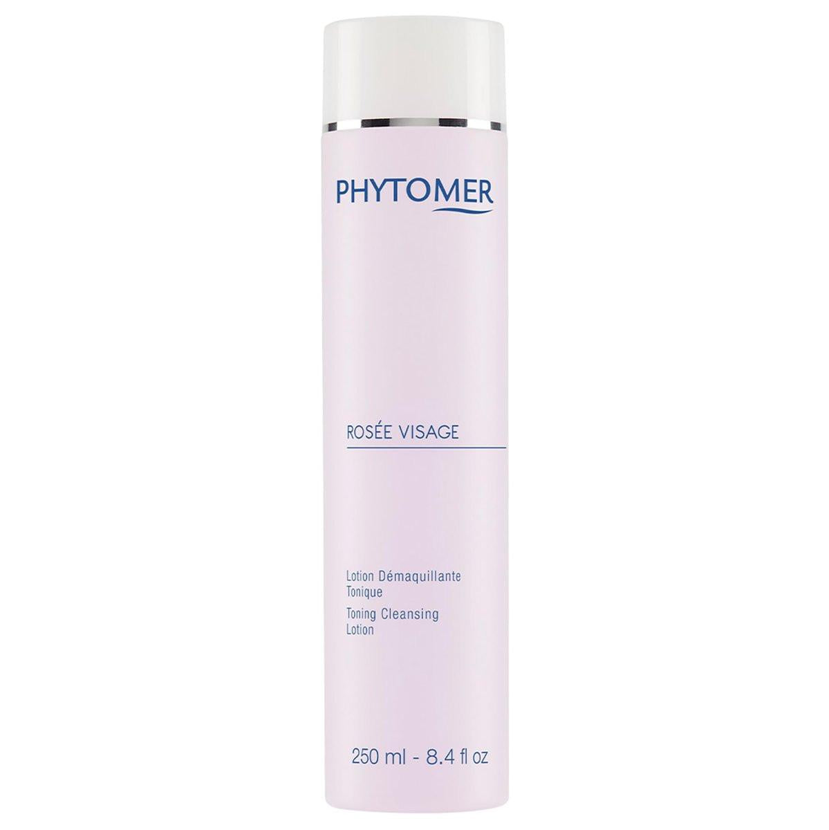 PHYTOMER Rosée Visage Gesichtsreinigungslotion | All-in-One Reiniger, Make-up-Entferner & Toner | Sanfte, alkoholfreie Formel mit Rosenwasser für weiche, geschmeidige Haut (250 ml)