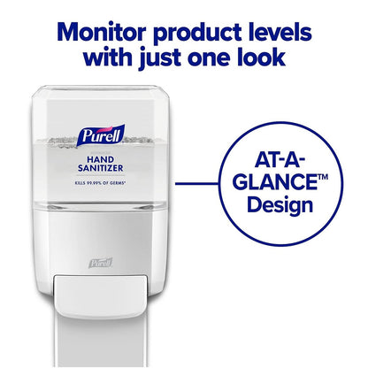 PURELL ES4 Handdesinfektionsspender, manuell, Weiß, kompatibel mit 1200 ml PURELL ES4 Nachfüllpackungen (1 Stück)