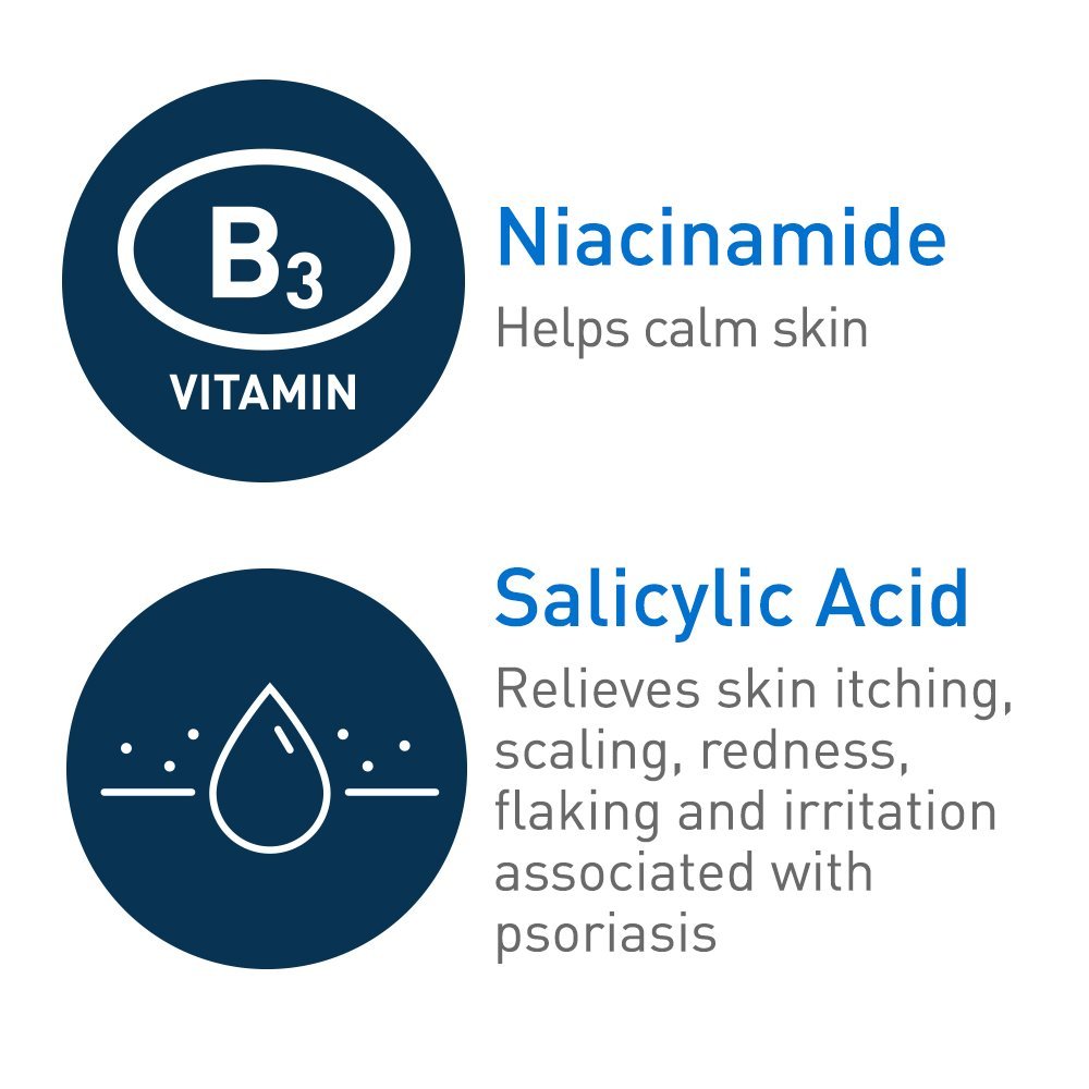 CeraVe Reinigungsmittel gegen Psoriasis mit Salicylsäure und Milchsäure – 237 ml