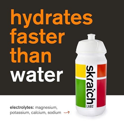 Skratch Labs Hydration Sports Drink Mix – Echter Frucht-Elektrolytpulver für schnelle Hydration & Ausdauer | Orange | 20 Portionen | Vegan, Nicht-GVO, Saubere Inhaltsstoffe
