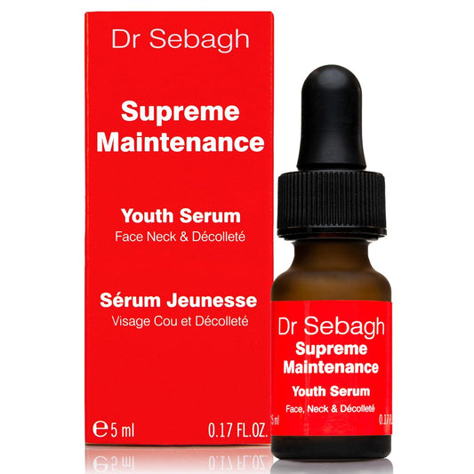Dr Sebagh Supreme Maintenance Youth Serum (0,17 fl oz) – Preisgekröntes Anti-Aging-Resveratrol-Serum für das Gesicht – Kollagen-Boostende, Feuchtigkeitsspendende, Fortschrittliche Resveratrol-Hautpflege