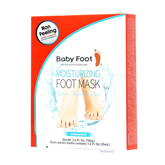 Baby Foot Feuchtigkeitsmaske ohne Duft – Nicht-Peelende Fußmaske für geschmeidig weiche Füße in 15 Minuten – Für Männer und Frauen