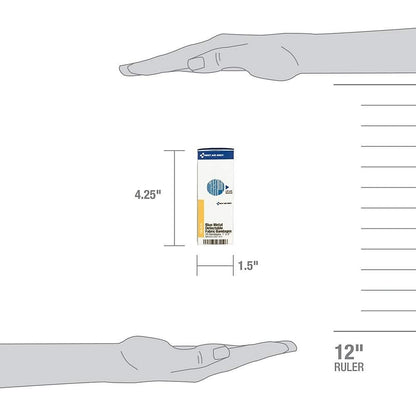 First Aid Only FAE-3010 SmartCompliance Nachfüllpflaster – blaue metallisch detektierbare Pflaster, 1 x 3 Zoll, 25 Stück