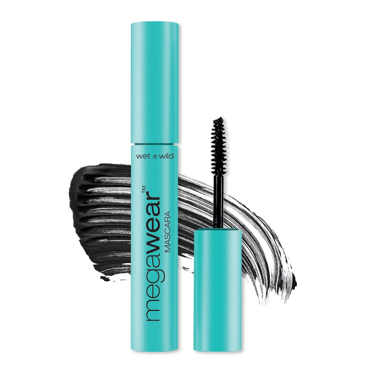 wet n wild Enhance and Define Megawear Mascara – Volumisierende Gel-Formel für gesunde Wimpern, mit Sojaprotein & Panthenol, tierversuchsfrei & vegan – Schwarz