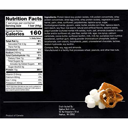 Proti-Thin Proteinriegel Salted Toffee Pretzel – 15g Protein, Low Carb, Keto-freundlich, 7er Pack