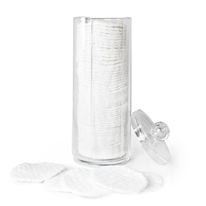 Super Z Outlet Kosmetik-Pad-Halter aus Acryl – Transparenter Aufbewahrungsbehälter für Wattepads und Make-up-Entferner