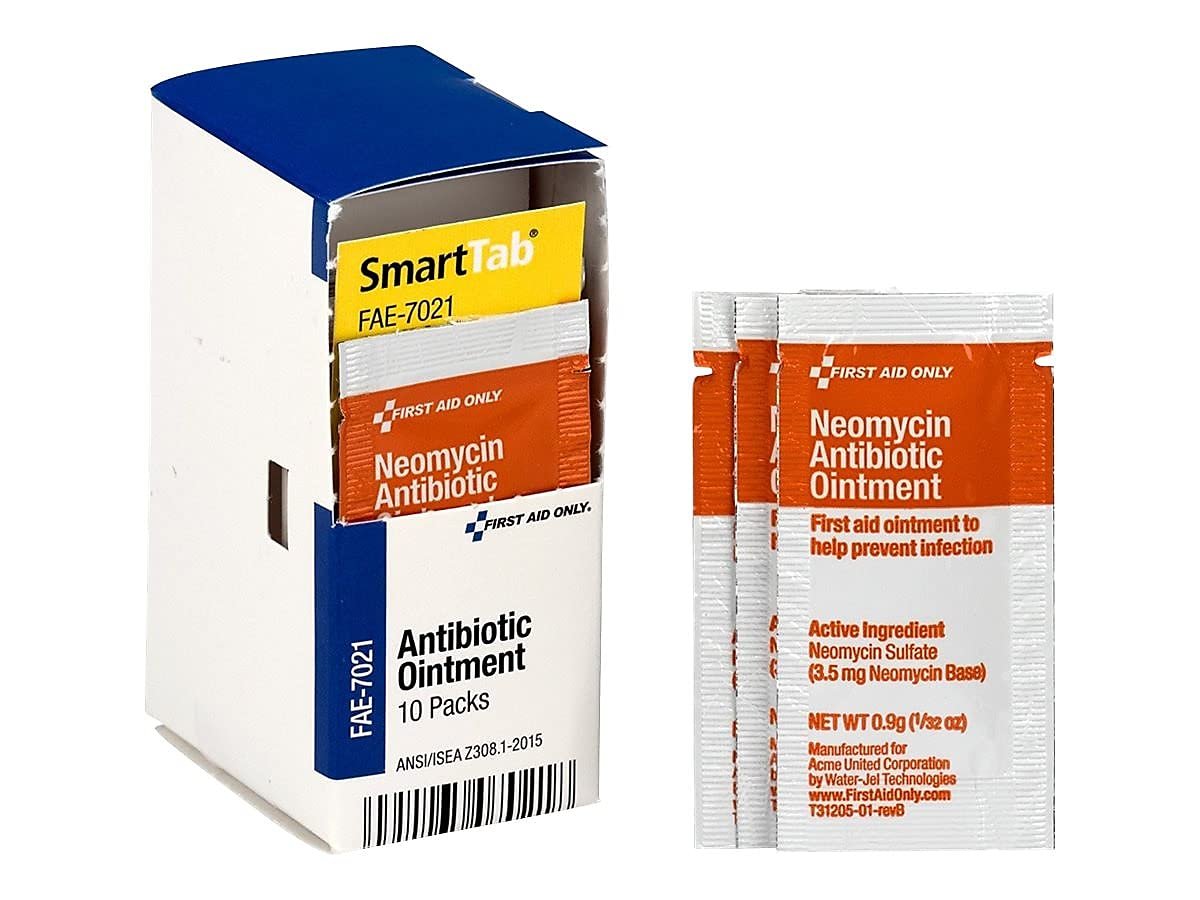 First Aid Only SmartCompliance Nachfüllpackung Antibiotische Salbe, 10 Beutel