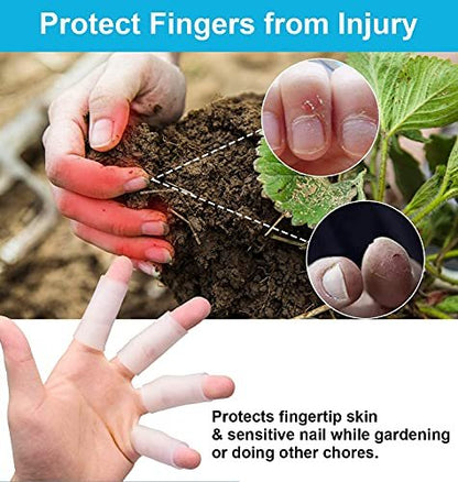 Sumifun Finger Sleeves 8 Stück – Gel Finger Tubes für Arthritis, Triggerfinger, Sport & rissige Finger