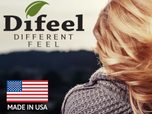 Difeel Premium Natürliches Haaröl – Pfefferminzöl 210 ml – Für trockene & schuppige Kopfhaut, kühlt & erfrischt das Haar, verleiht Glanz & Geschmeidigkeit, sofortige & langanhaltende Pflege