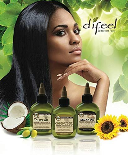 Difeel Premium Natürliches Haaröl – Pfefferminzöl 210 ml – Für trockene & schuppige Kopfhaut, kühlt & erfrischt das Haar, verleiht Glanz & Geschmeidigkeit, sofortige & langanhaltende Pflege